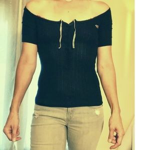 Hollister Half Button Down Shirt NWOT